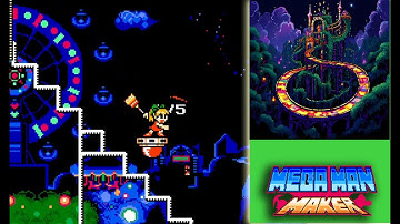 Mega Man Maker - Magic Roller Coaster