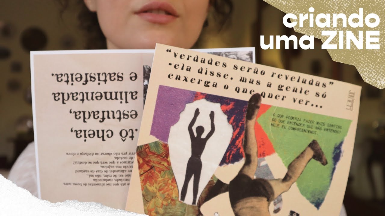 criando uma ZINE! passo a passo | colagem e técnica mista