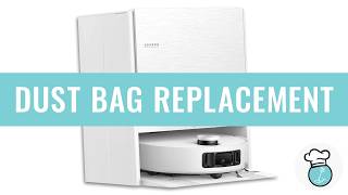 DREAME Aqua10 Roller AE Dust Bag Replacement Tutorial