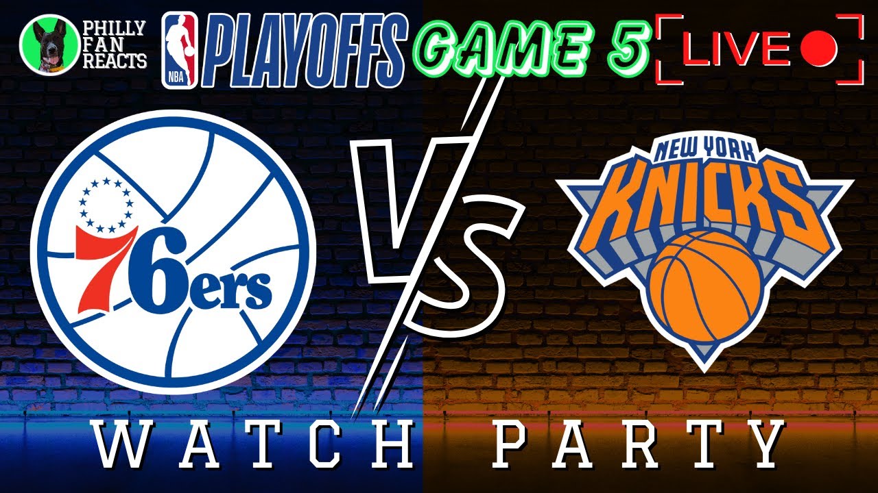 Sixers vs Knicks | LIVE Watch Party/Commentary (2024 NBA East Playoffs