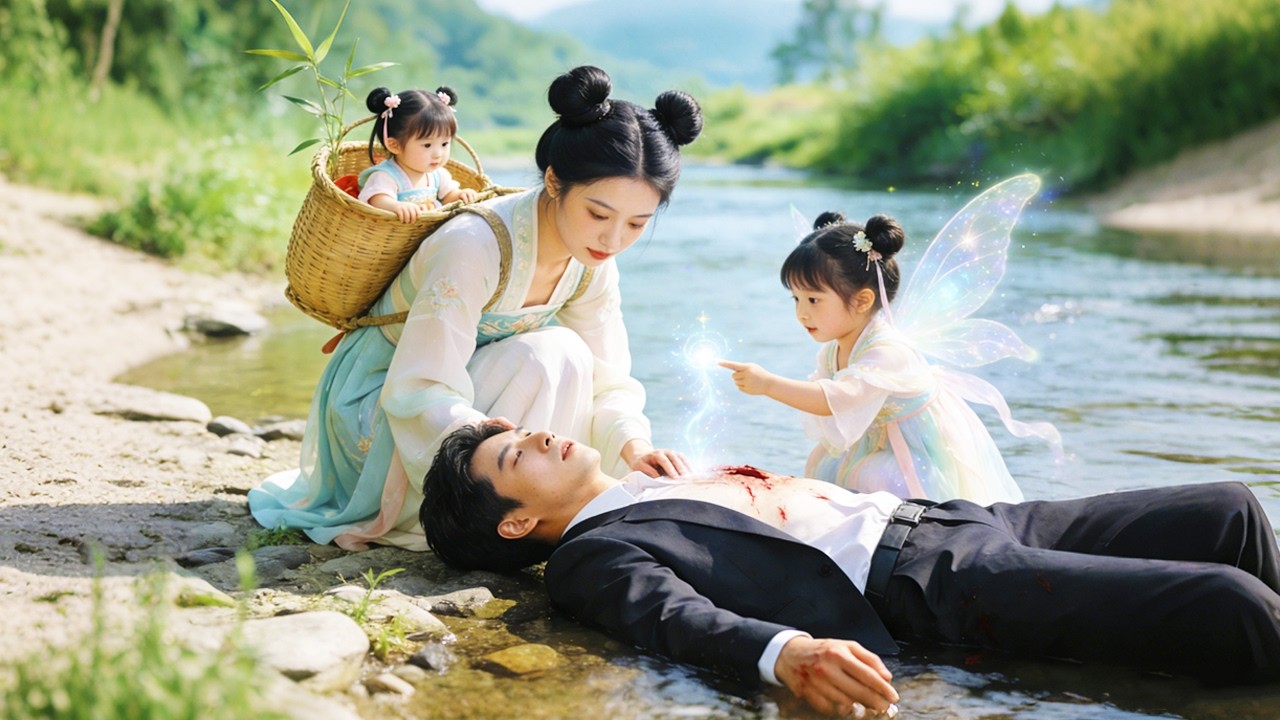 She saves a blind man—Bears the child of a sterile CEO, born with divine luck!