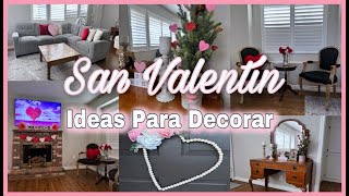 Ideas Para Decorar la Sala en San Valentin/ Decoraciones 2024/ ideas bonitas para decorar.