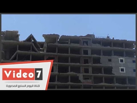 بالفيديو استمرار إزالة العقارات المخالفة بمنطقة حدائق القبة