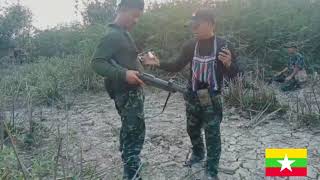 Myanmar Junta Conflict Combat Footage 7