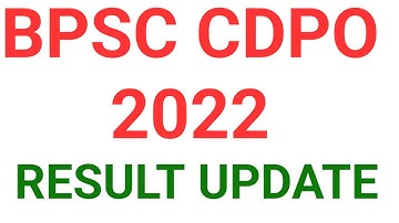 BPSC CDPO RESULT UPDATE|#Cdpo#Cdpo_Result#Bpsc