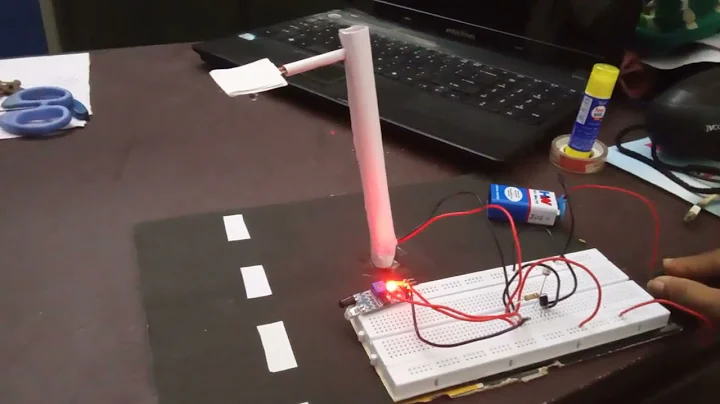 Vehicle sensing street light miniproject