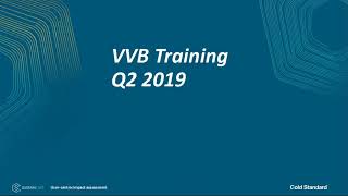 VVB Training Q2 2019