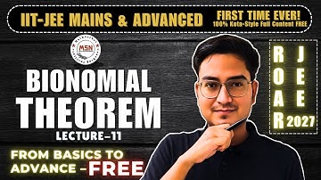 Binomial Theorem Lecture-11 | Class 11 Complete Chapter From Zero to Advanced #ehtishamsir #iitjee