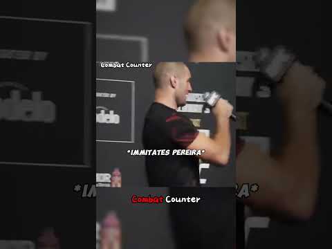 Alex Pereira announces his arrival 🥶🥶 #alexpereira #ufc #mma