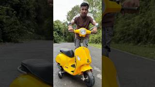 New Yellow RC Scooty Testing and setup 😳 #rccar #shorts