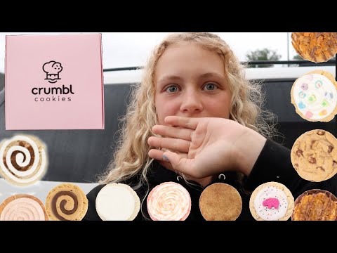Is Crumbl Cookies Worth It? Trying Candy Crumbl Cookies FIRST TIME!
