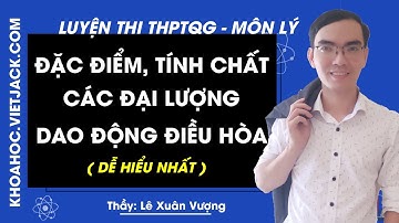 Đặc điểm, tính chất các đại lượng trong dao động điều hòa - Luyện thi THPTQG môn Vật lý