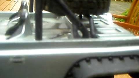 Axial scx10 Dingo bouncing in the backyard 2