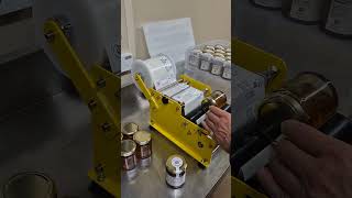 Label semi automated for our Honey Jars. Efficiency we owe to our bees #shorts #honey #beekeeping Label semi automated for our Honey Jars. Efficiency we owe to our bees #shorts #honey #beekeeping