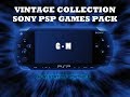 Vintage Collection Sony PSP G-M Games Pack Release