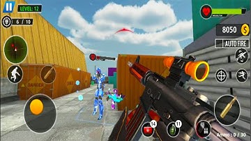 FPS Robot Shooting Strike : Counter Terrorist Game - Android GamePlay - FPS Shooting Games Android#2