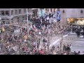 TIME LAPSE OF THE MASS EXODUS OF MACY THANKSGIVING DAY PARADE 2015