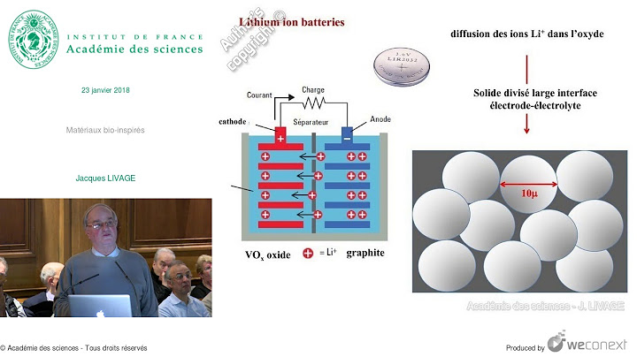 [Conférence] J. LIVAGE - Matériaux bio-inspirés