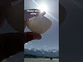 "This Stone GLOWS When You Hold It Against The Sun! 🌞✨" .