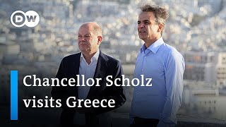What's behind German chancellor Olaf Scholz' trip to Greece? | DW News