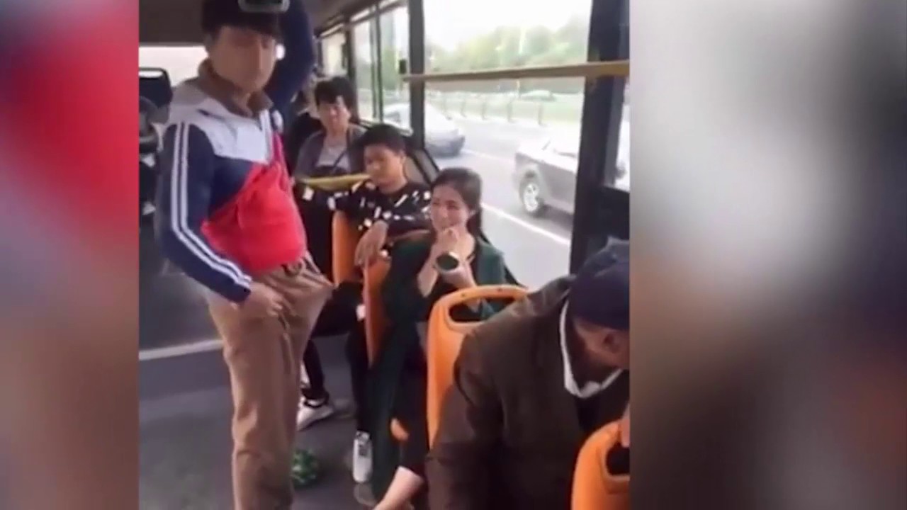 Watch Woman Stunned By Man S Huge Bulge On Bus But It Wasn T What She Expected Youtube