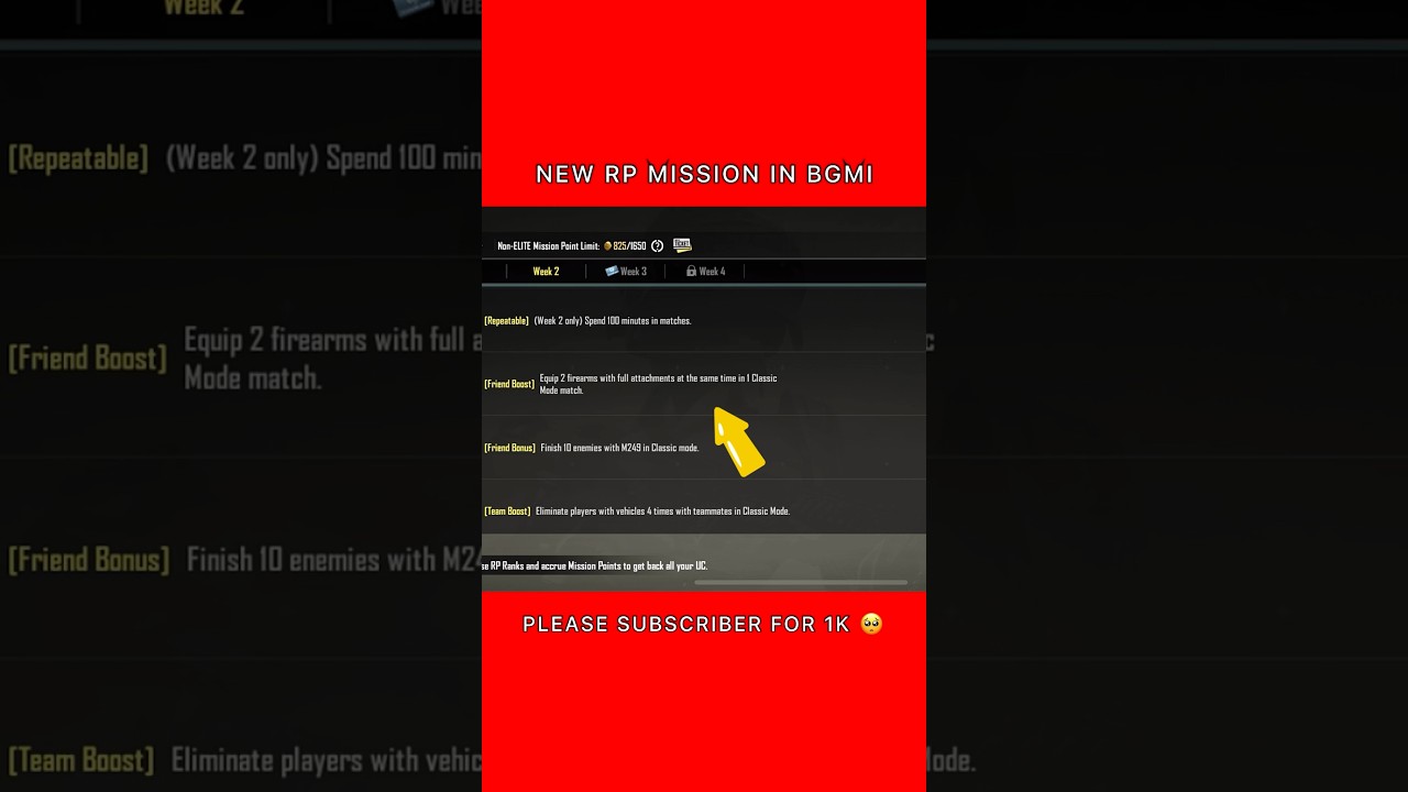 Equip 2 Firearms with Full Attachments 🔥 || Bgmi RP Mission 😍 || #shorts #nocopyrightmusic #bgmi