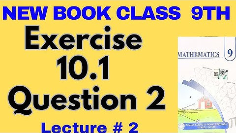Class 9 Mathematics New Book 2025 | Unit 10 Graphs of Functions | Exercise 10.1 Question 2 