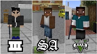 I Visited Every GTA MAP[III,VC,SA,IV,V] in MINECRAFT