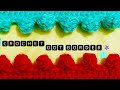 How to crochet dot border #crochetdotborder #dotbordercrochet