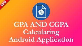 Anna University - GPA AND CGPA Calculator 7.O - Android Application - Teaser Video screenshot 5
