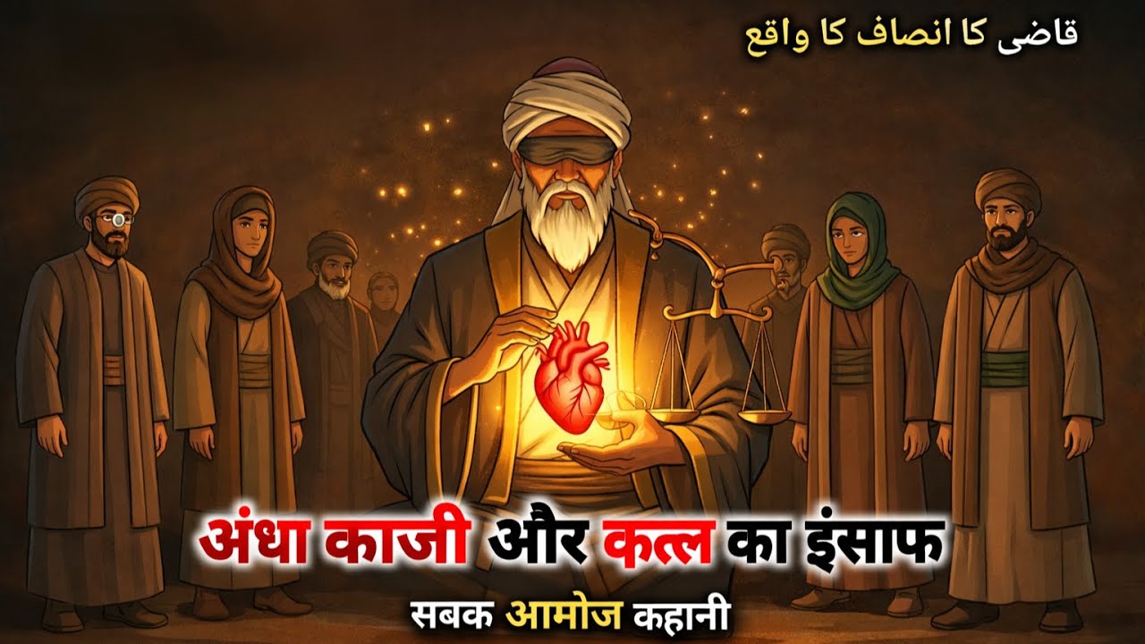 Andha Qazi aur Qatl Ka Insaf | अंधा काजी और नाजायज कत्ल | Hindi Urdu Moral story | 