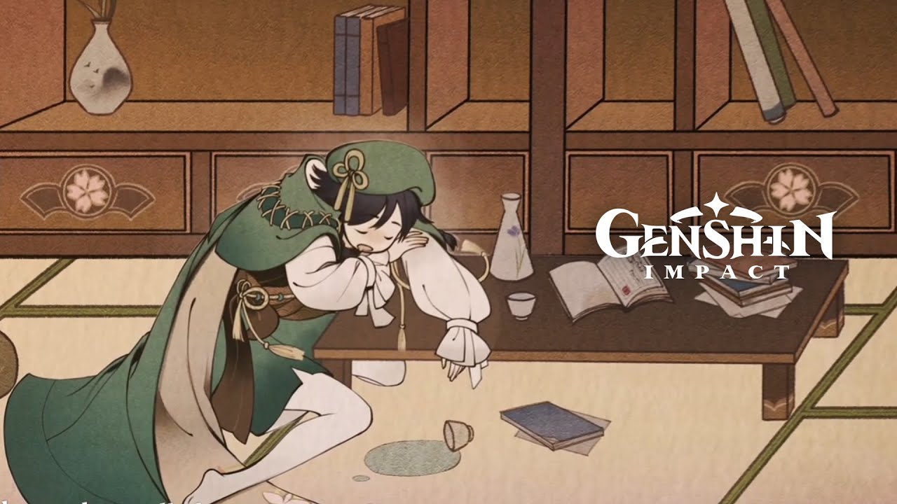 Suikou's Tipsy Cutscene - Venti | Legends of the Kasen Cutscene - EN Dub | Genshin Impact