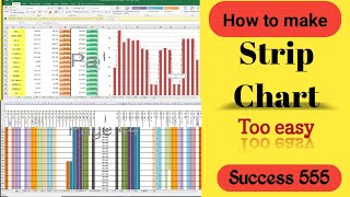 How to make Strip chart for highway project - Part 1 / Simple Automated excel sheet