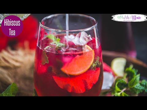 How to make Hibiscus Tea (Herbal Healthy Tea using Fresh Hibiscus