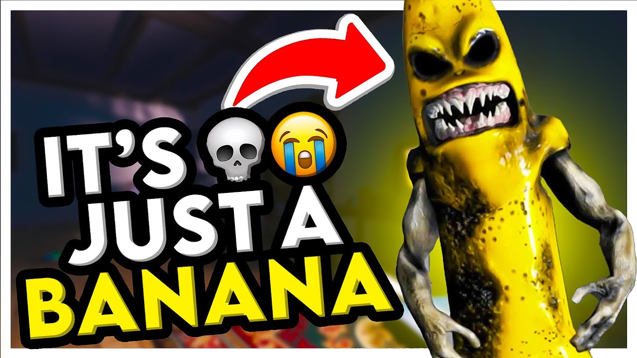 Eating drugged bananas, funny horror game, banana monster Vegetable