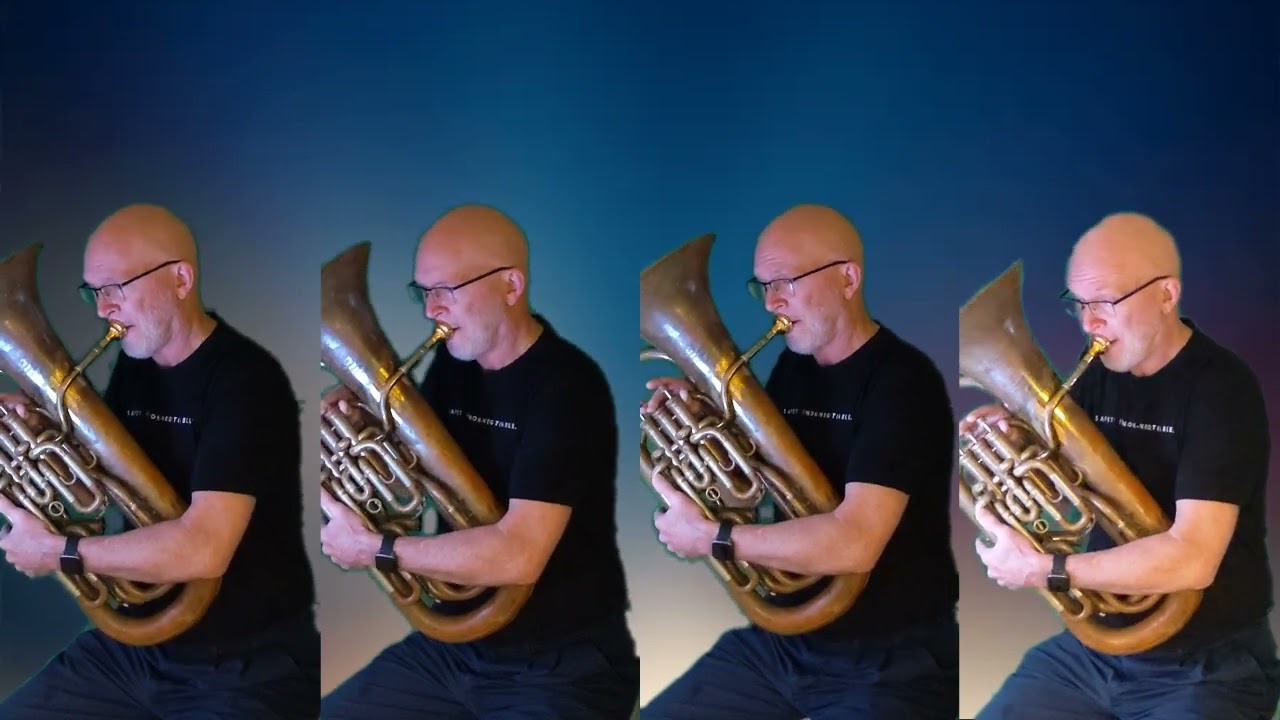 Bach Chorale BWV 245 - Christus der uns selig macht  - Euphonium Quartet