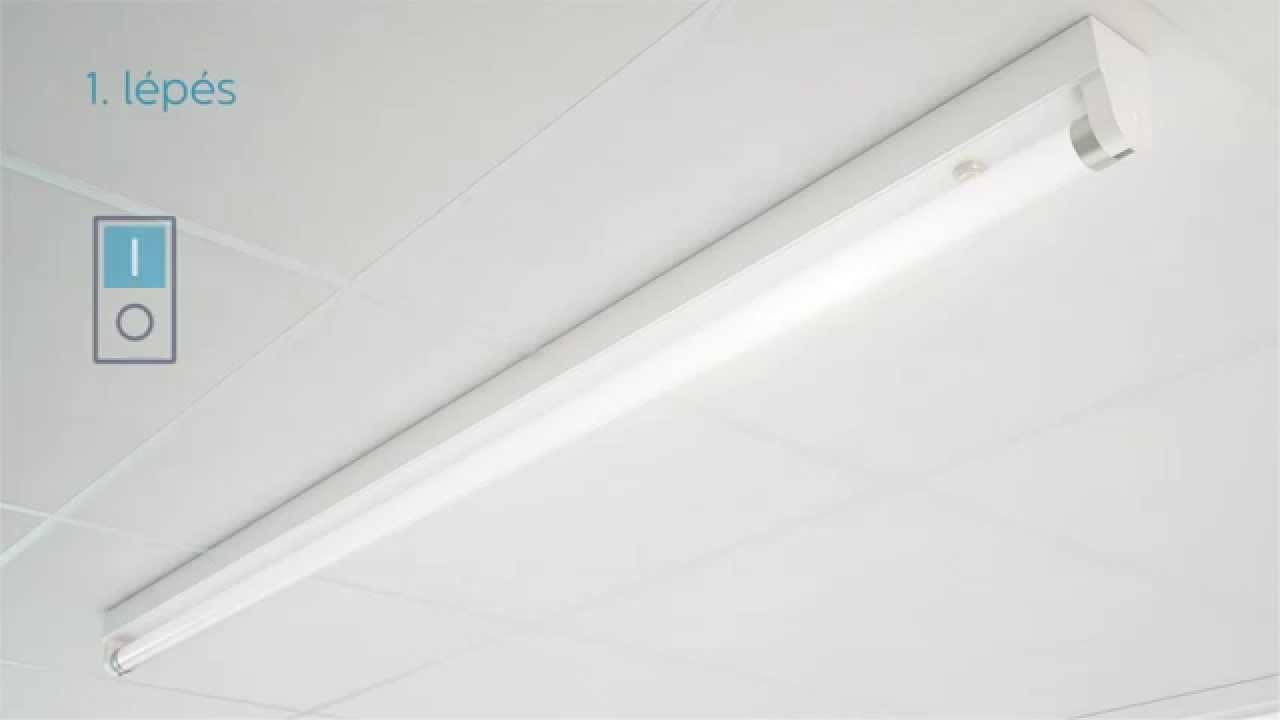 Philips LED fénycső beszerelési útmutató - YouTube