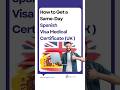 How to Get a Spanish Visa Medical Certificate in the UK (2026)