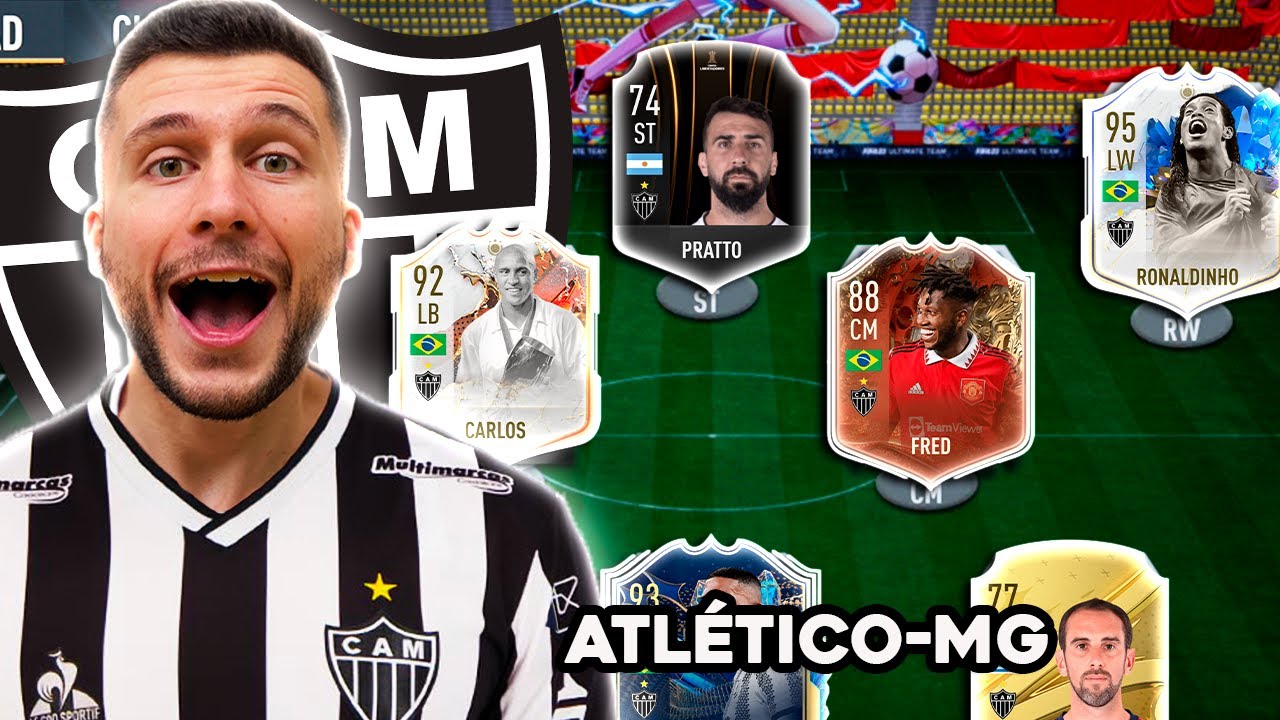 MONTEI O ATLÉTICO-MG NO FIFA ULTIMATE TEAM E TENTEI ME CLASSIFICAR PARA WL!!