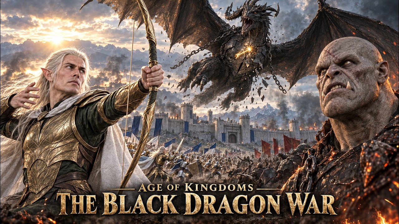 ⁣Age of Kingdoms: The Black Dragon War | Epic Fantasy | Full Movie | 4K