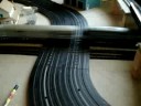 Custom Handmade Aurora 4 lane 2 R/R Track Crossing