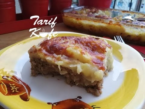 Köftenin En Pratik ve En Hafif Hali:) Püreli Tepsi Köftesi