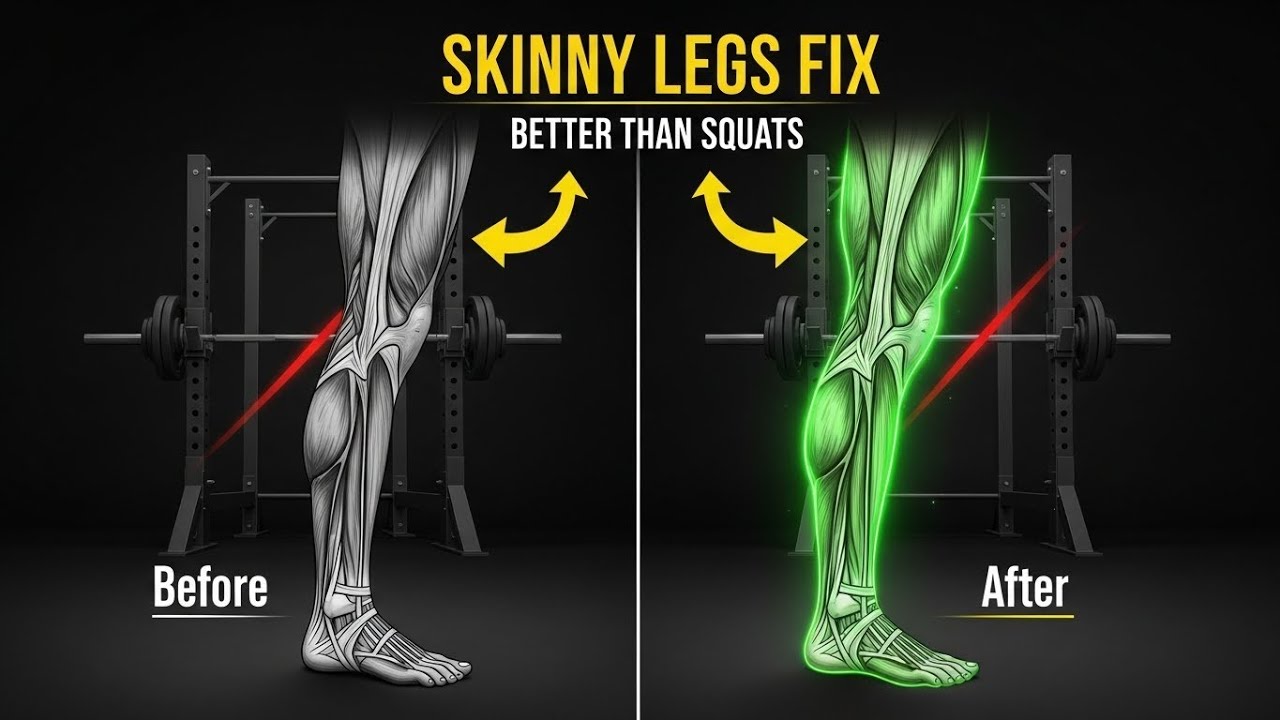 If You Have CHICKEN LEGS Do This Exercise (Better Than Squats)
