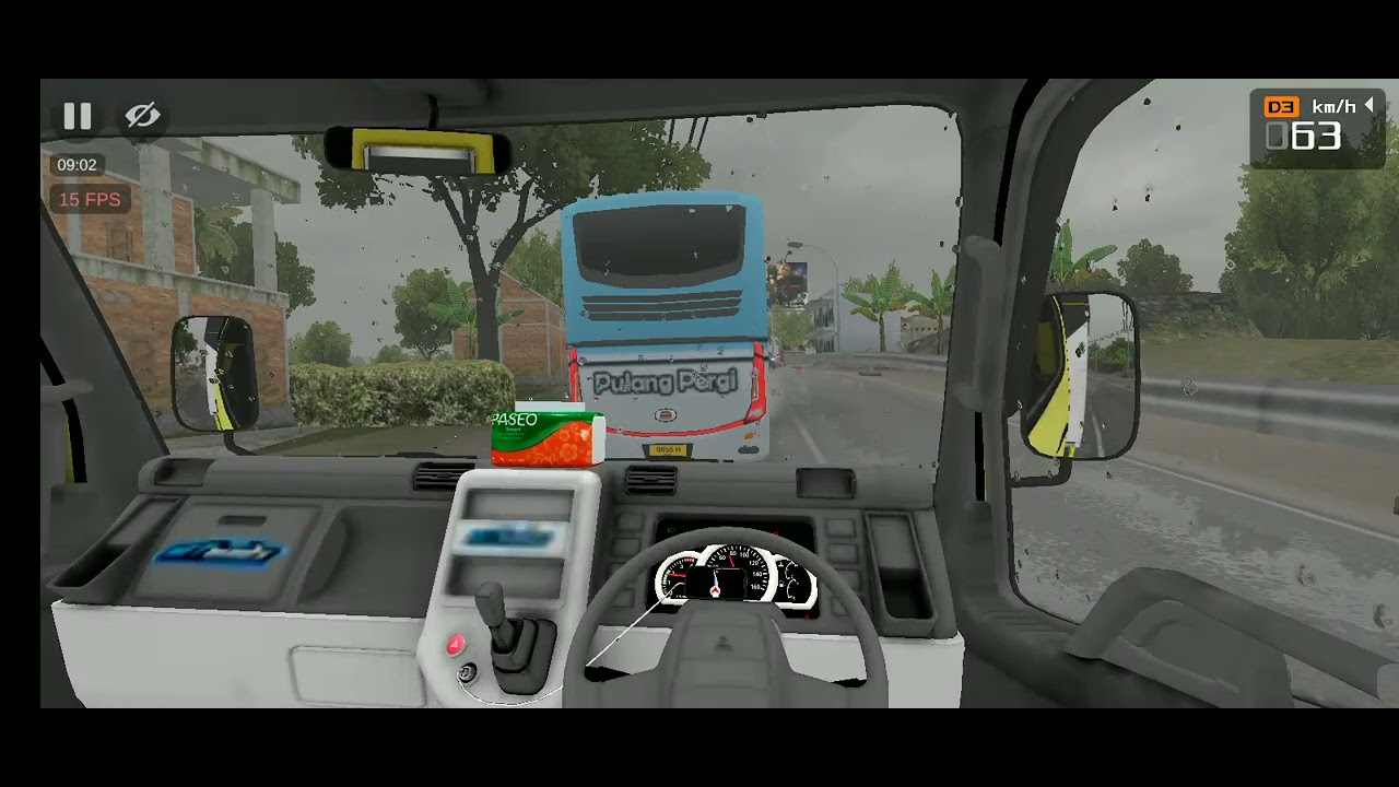 Sebum tabrakan karna jln licin#pyp 