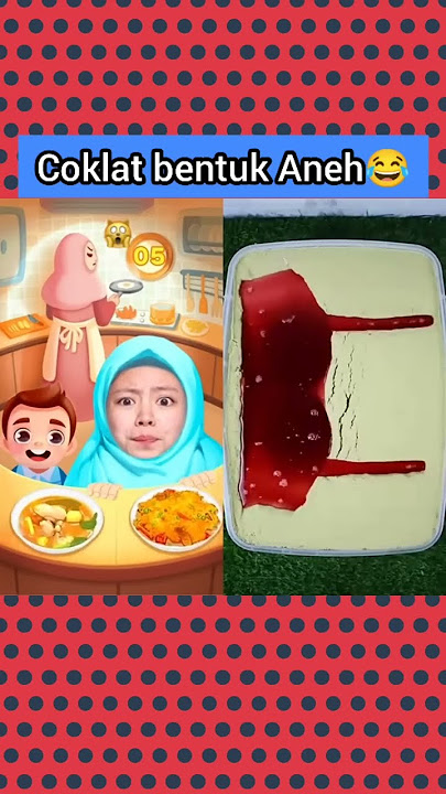 Bikin Coklat Bentuk Aneh dan Unik #shorts Nasya kaila nazifah