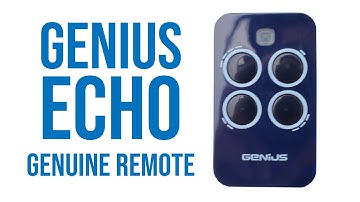 Genius Echo Genuine Remote Video Description