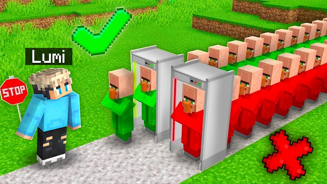ICH KONTROLLIERE VILLAGER mit einem X-RAY SCANNER!