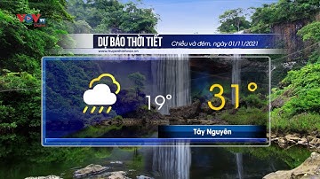 Dự báo thời tiết chiều và đêm 01/11/2021 | Trung Bộ mưa dông rải rác