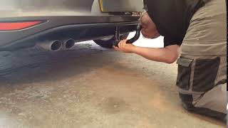 Volkswagen Golf Westfalia Detachable Towbar 317132 Neck Demo