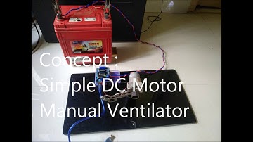 Manual ventilator concept